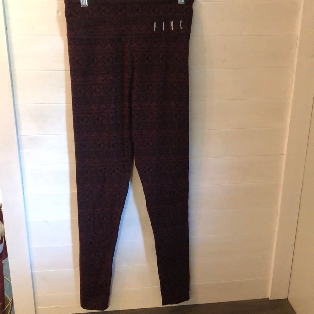 High rise PINK yoga leggings